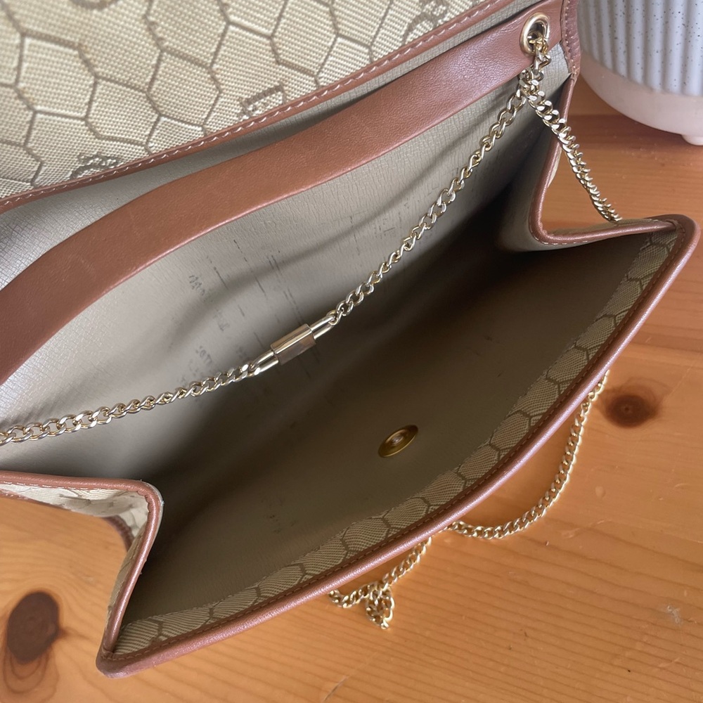 Authentic Dior vintage clutch or crossbody bag💛🤎💛💛 - Picture 8 of 15